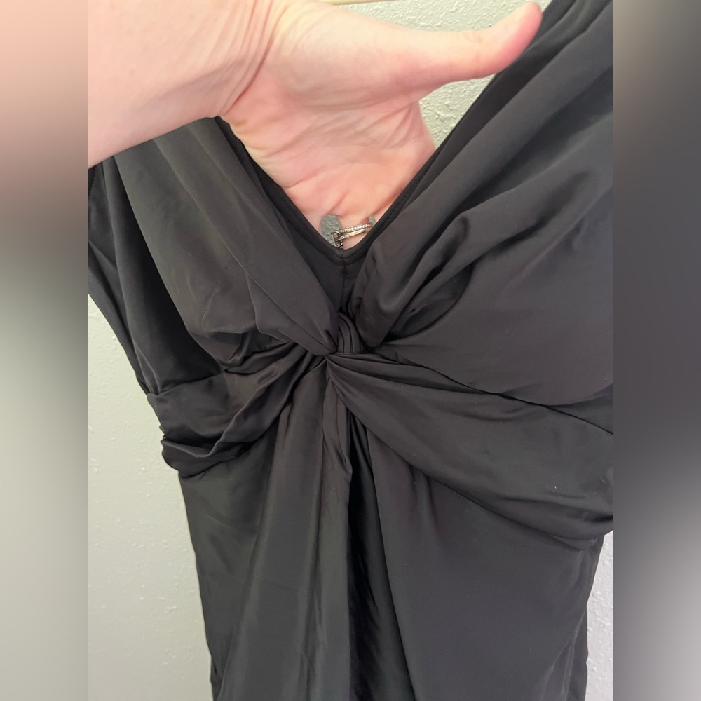 New Miraclesuit Plus Size Marais Swim Dress in Black Size 16 - Picture 5 of 8